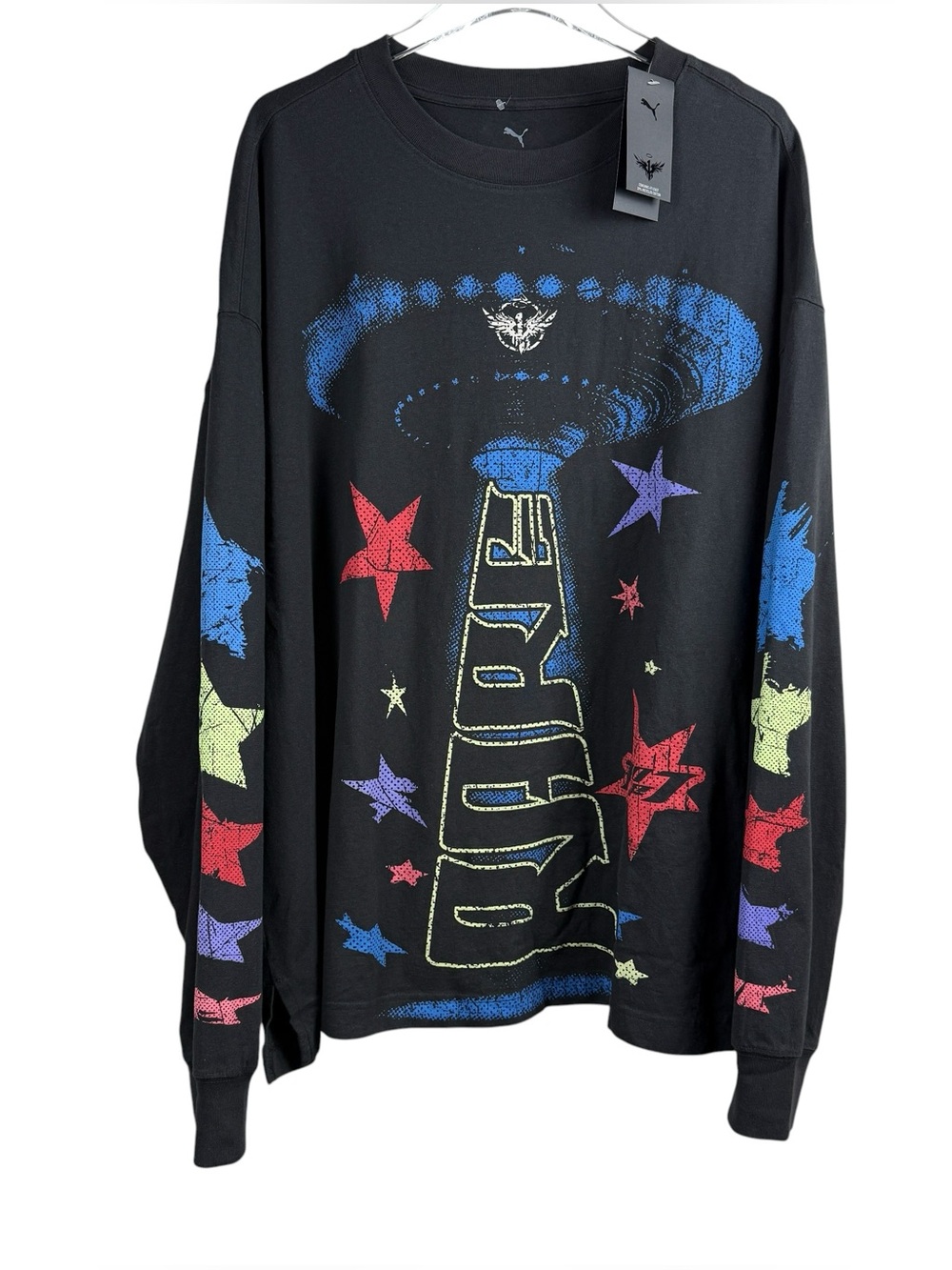 Puma LaMelo Star Vision Crew Neck Long Sleeve Shirt Men’s Size XXL NWT MSRP $55
